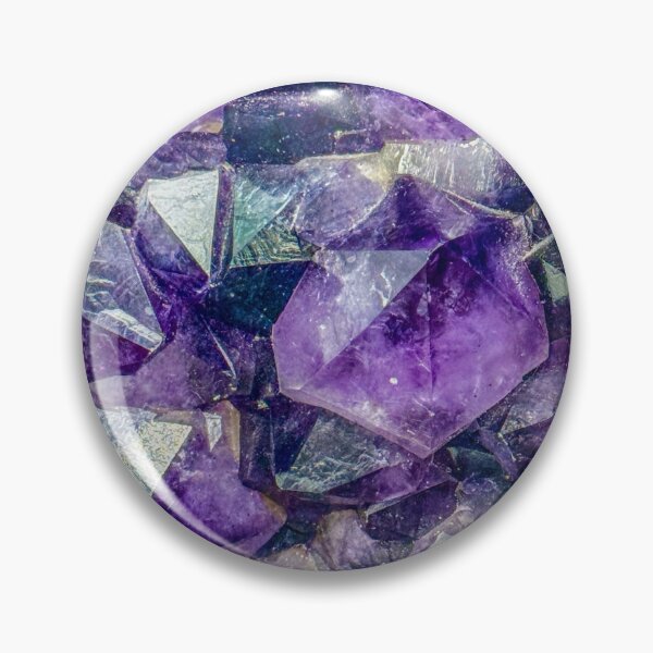 Item preview, Amethyst Crystal Cluster Macro Photography – Purple Gemstone Texture designed and sold by aadventures.