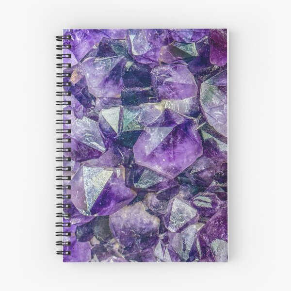 Item preview, Amethyst Crystal Cluster Macro Photography – Purple Gemstone Texture designed and sold by aadventures.
