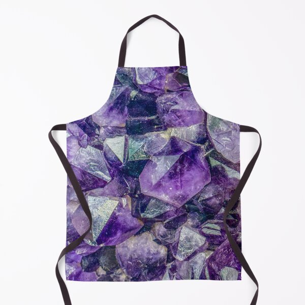 Item preview, Amethyst Crystal Cluster Macro Photography – Purple Gemstone Texture designed and sold by aadventures.