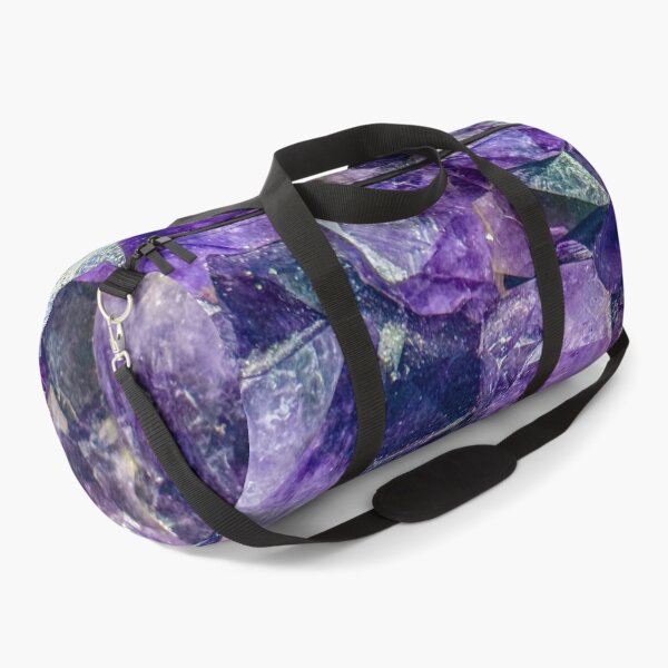 Item preview, Amethyst Crystal Cluster Macro Photography – Purple Gemstone Texture designed and sold by aadventures.