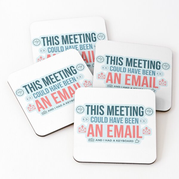 Item preview, This Meeting Could Have Been An Email Funny Office Sticker designed and sold by Tamer ⭐⭐⭐⭐⭐.