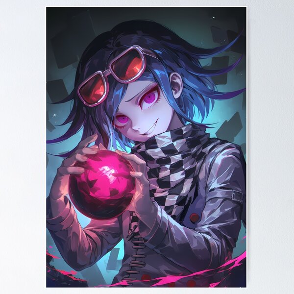Item preview, Kokichi Ouma Danganronpa Trickster Neon Glow designed and sold by Spraykart.