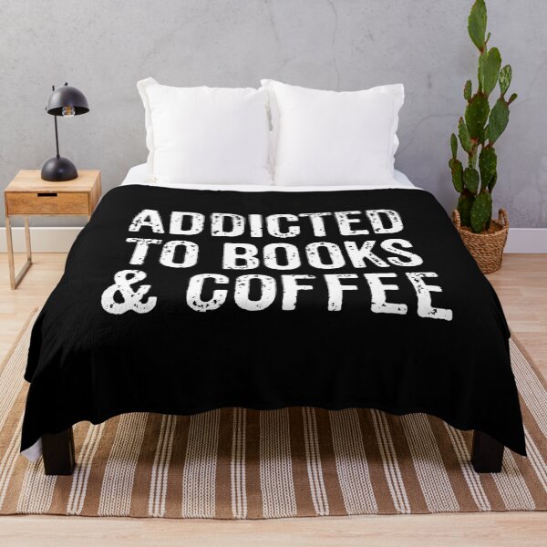 Item preview, Addicted To Books And Coffee - Coffee Espresso & Books Lover Gift designed and sold by mazenyverxa.
