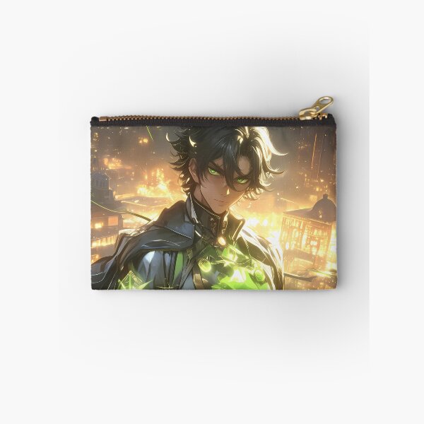 Item preview, Hyakuya Yuuichirou Seraph Of The End Green Aura Guardian In Night City designed and sold by Spraykart.