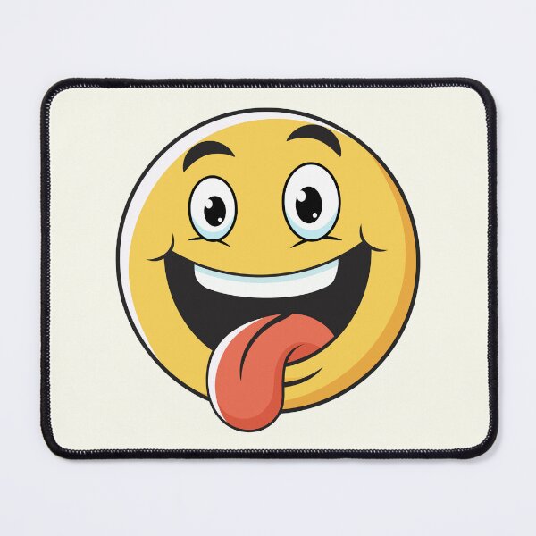 Item preview, Silly Happy Face with Tongue Out Fun Expression designed and sold by risingrocket.