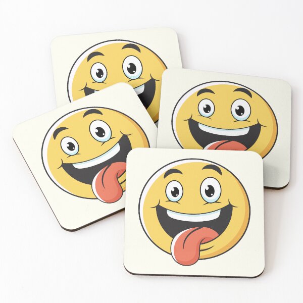 Item preview, Silly Happy Face with Tongue Out Fun Expression designed and sold by risingrocket.