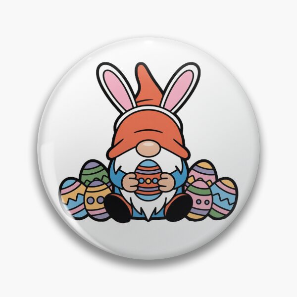 Item preview, Colorful Easter Eggs Cute Gnome designed and sold by QuiteOrbit.