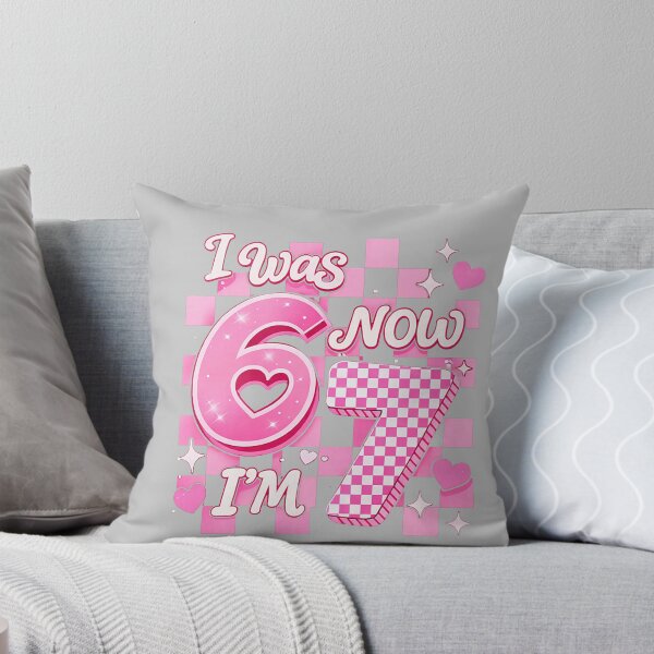 Item preview, 6 7 Years Old Birthday Girl I was 6 Now I'm 7 67 Meme Kids designed and sold by mjohnson9.