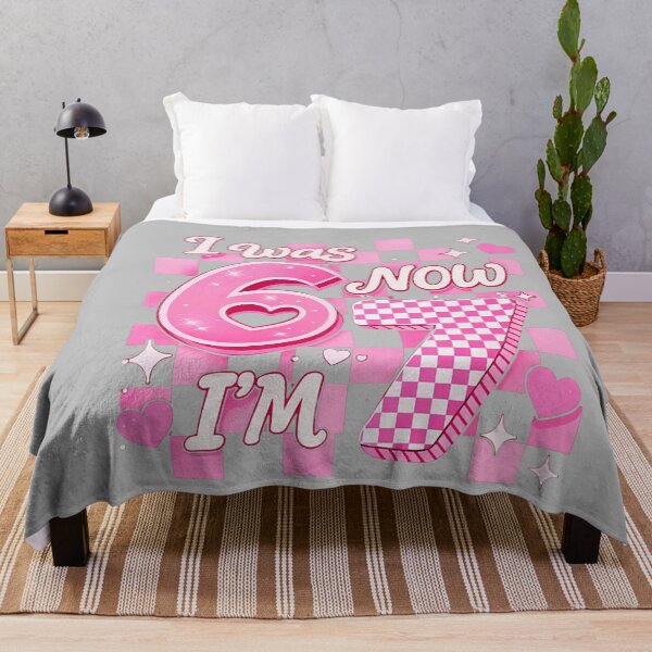 Item preview, 6 7 Years Old Birthday Girl I was 6 Now I'm 7 67 Meme Kids designed and sold by mjohnson9.