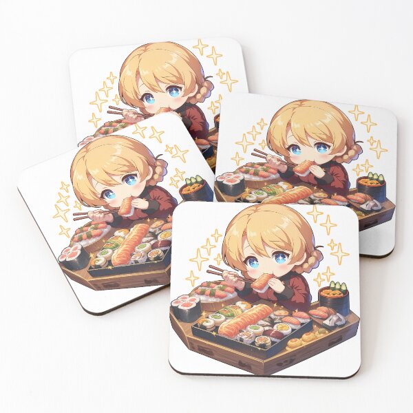 Item preview, Darjeeling Girls Und Panzer Elegant Chibi Sushi Feast designed and sold by Spraykart.