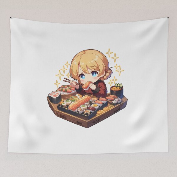 Item preview, Darjeeling Girls Und Panzer Elegant Chibi Sushi Feast designed and sold by Spraykart.