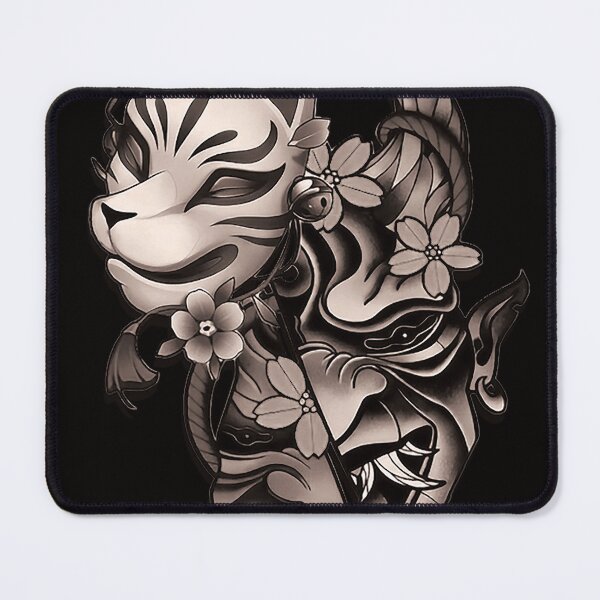 Item preview,  Traditional Japanese Kitsune and Hannya Mask Design Vol.8 designed and sold by Bspaces.