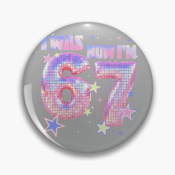 Item preview, 7 Year Old Birthday Girl Funny I was 6 Now I'm 7 67 Meme designed and sold by KathieFaugh.