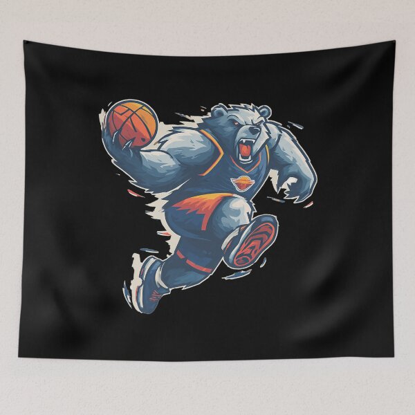 Item preview, Basket Beast  Athletic Bear Basketball Logo designed and sold by Puvim.