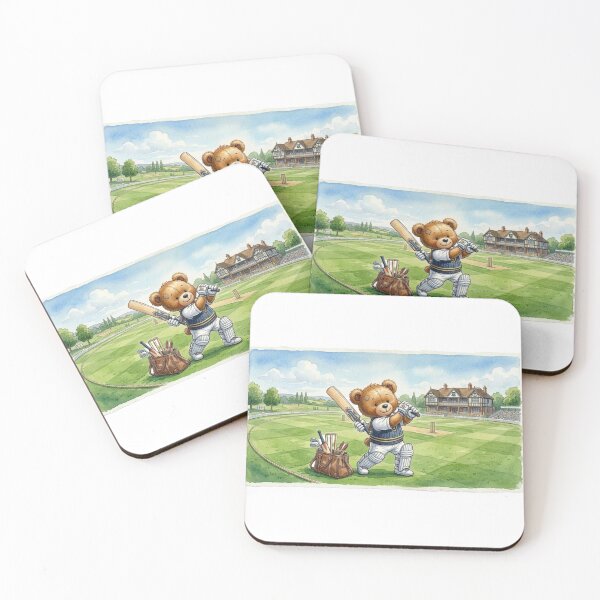 Item preview, Teddy Playing Cricket designed and sold by lockdownmind.