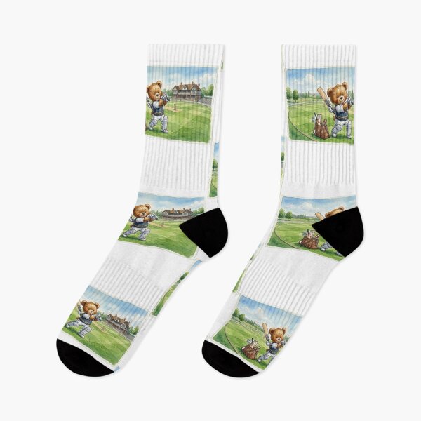 Item preview, Teddy Playing Cricket designed and sold by lockdownmind.