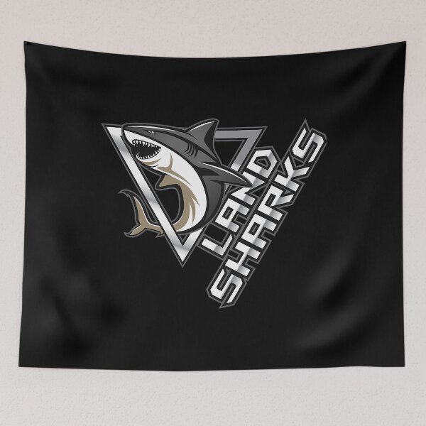 Item preview, Land Sharks Sports Mascot Graphic designed and sold by Puvim.