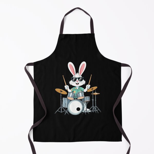 Item preview, Drum Set Player Bunny Men Easter designed and sold by EllenJast.