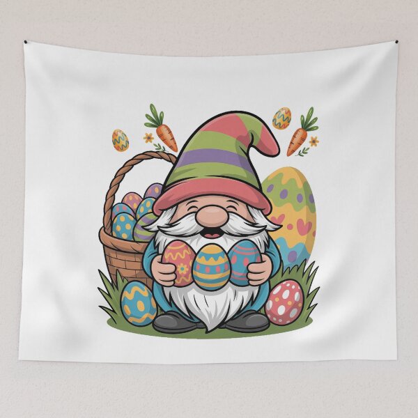 Item preview, Cute Easter Basket Gnome Design designed and sold by QuiteOrbit.