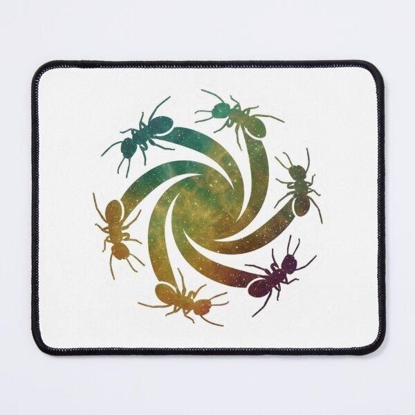 Item preview, Galactic Ant Spiral Sticker – Psychedelic Design for Abstract Art Lovers designed and sold by bsbd-action.