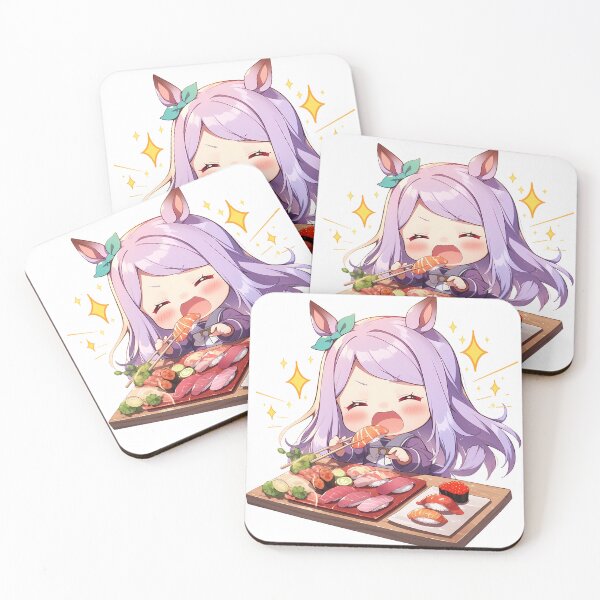 Artikelvorschau, Mejiro Mcqueen Uma Musume Pretty Derby Chibi Sushi Feast entworfen und verkauft von Spraykart.