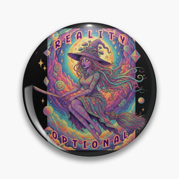 Item preview, Psychedelic Witch - Reality Optional designed and sold by Shy Fractal Designs.