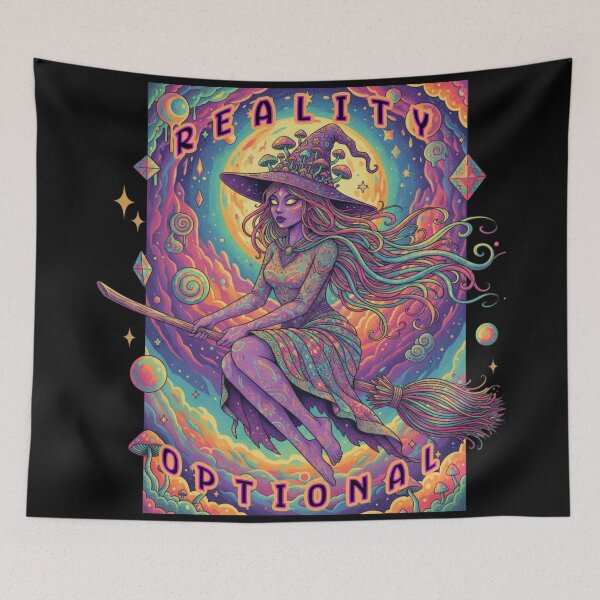 Item preview, Psychedelic Witch - Reality Optional designed and sold by Shy Fractal Designs.