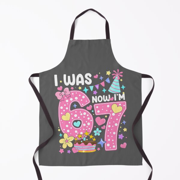 Item preview, 7 Year Old Birthday I was 6 Now I'm 7 67 Funny Kids Girls designed and sold by KristineLi.