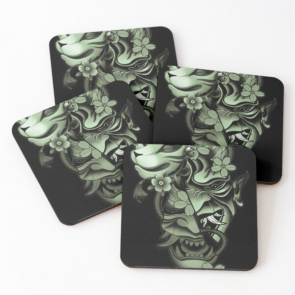 Item preview, Traditional Japanese Kitsune and Hannya Mask Design Vol.10 designed and sold by Bspaces.
