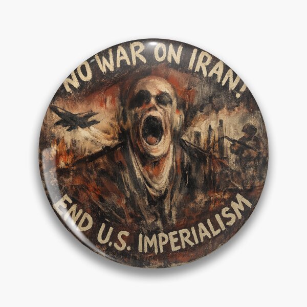 Item preview, No War on Iran! End U.S. Imperialism designed and sold by DIRTYDUNNZ.