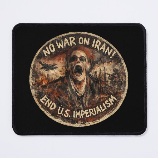 Item preview, No War on Iran! End U.S. Imperialism designed and sold by DIRTYDUNNZ.