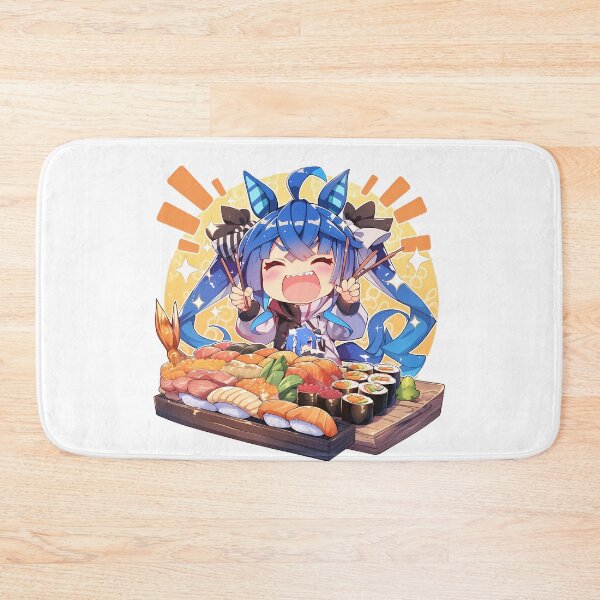 Item preview, Twin Turbo Uma Musume Pretty Derby Chibi Sushi Party Energy designed and sold by Spraykart.