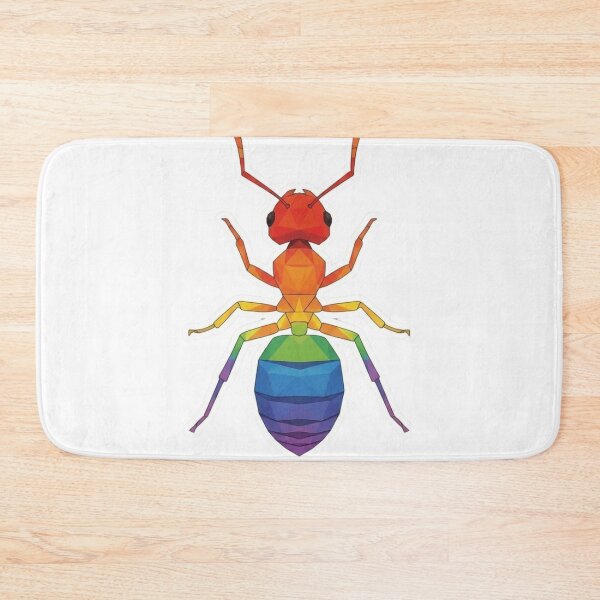 Item preview, Rainbow Ant Sticker – Low Poly Pride Design to Celebrate Diversity designed and sold by bsbd-action.