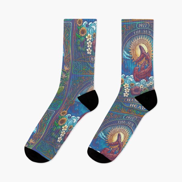 Item preview, Hammerhead Shark Sun Tarot Card - Psychedelic Ocean Art designed and sold by sunnthreads.