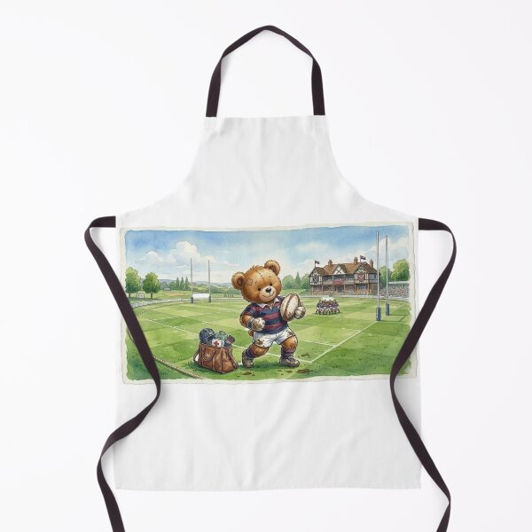 Item preview, Teddy Playing Rugby designed and sold by lockdownmind.