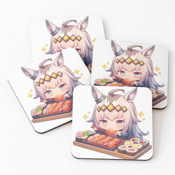 Item preview, Oguri Cap Uma Musume Pretty Derby Chibi Sushi Power Bite designed and sold by Spraykart.