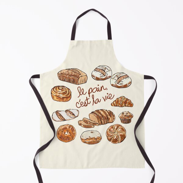 Item preview, Le Pain C’est La Vie – Bread is Life French Bakery Illustration designed and sold by MaiZephyr.