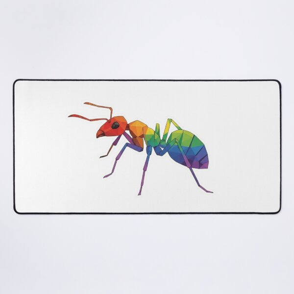 Item preview, Rainbow Worker Ant Sticker – Multicolor Art for Insect Lovers designed and sold by bsbd-action.