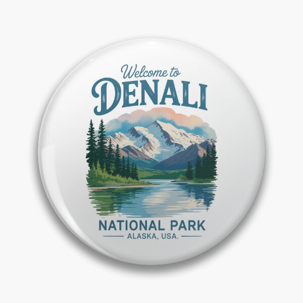 Item preview, Denali National Park Hiking Nature Lover US National Parks Vacation Alaska Mountain designed and sold by EllenJast.