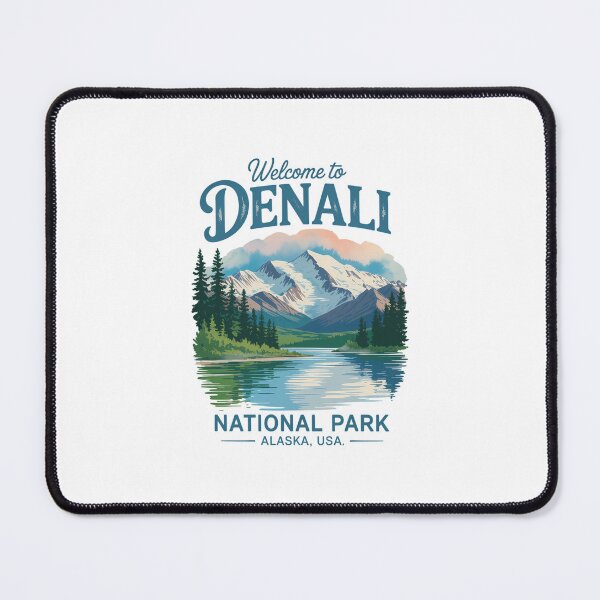 Item preview, Denali National Park Hiking Nature Lover US National Parks Vacation Alaska Mountain designed and sold by EllenJast.