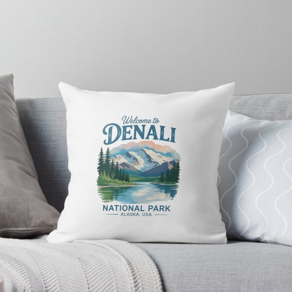 Item preview, Denali National Park Hiking Nature Lover US National Parks Vacation Alaska Mountain designed and sold by EllenJast.