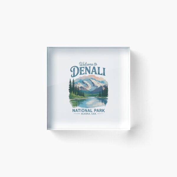Item preview, Denali National Park Hiking Nature Lover US National Parks Vacation Alaska Mountain designed and sold by EllenJast.