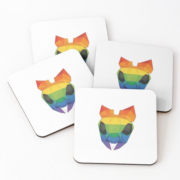 Item preview, Rainbow Insect Head Sticker – Abstract Low Poly Design for Insect Fans designed and sold by bsbd-action.