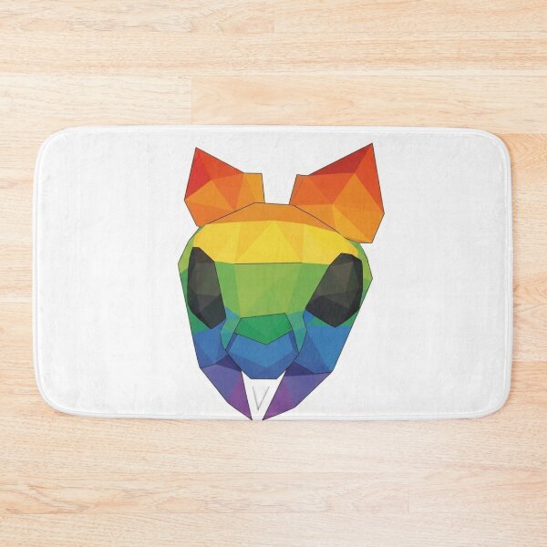 Item preview, Rainbow Insect Head Sticker – Abstract Low Poly Design for Insect Fans designed and sold by bsbd-action.