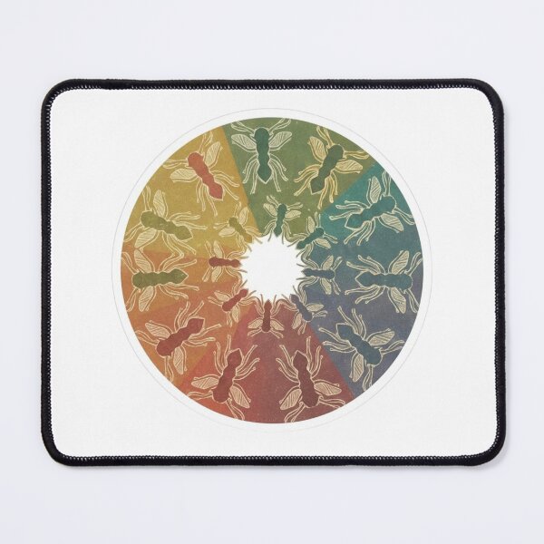 Item preview, Vintage Ant Mandala Sticker – Organic Circular Design for Classic Lovers designed and sold by bsbd-action.
