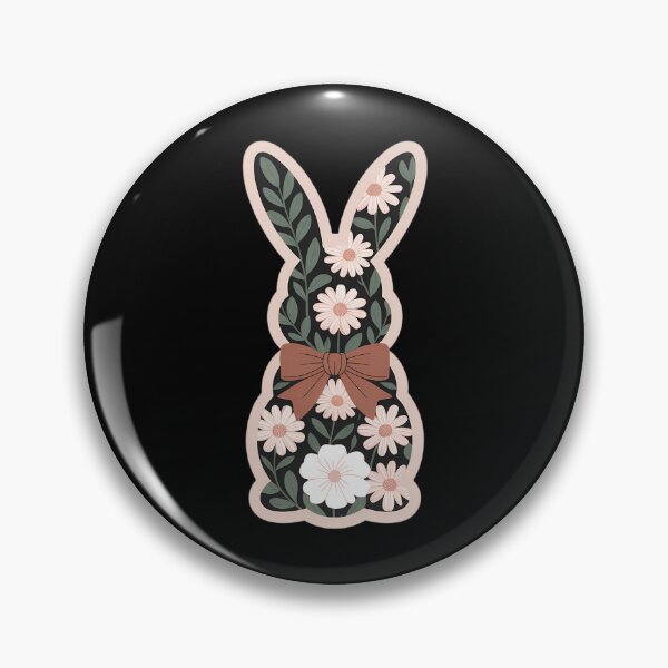 Item preview, Coquette Bow Easter Bunny Spring Florals designed and sold by EllenJast.