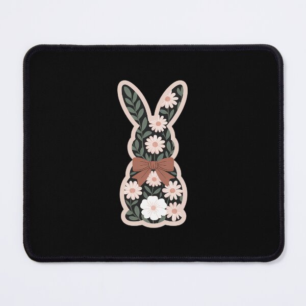Item preview, Coquette Bow Easter Bunny Spring Florals designed and sold by EllenJast.
