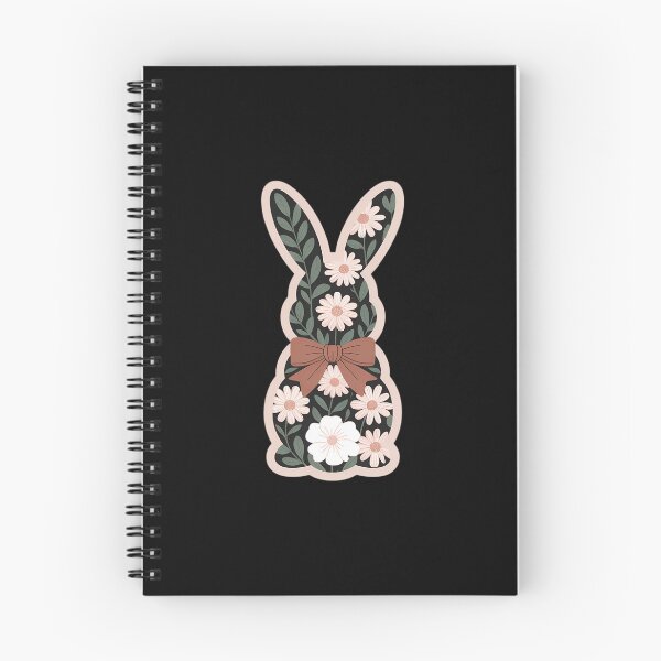 Item preview, Coquette Bow Easter Bunny Spring Florals designed and sold by EllenJast.
