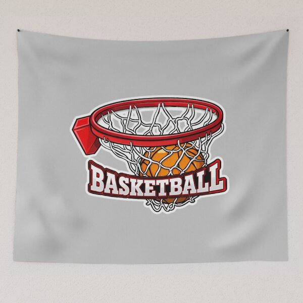 Item preview, Basketball Hoop Swoosh Sticker designed and sold by Art Lea.