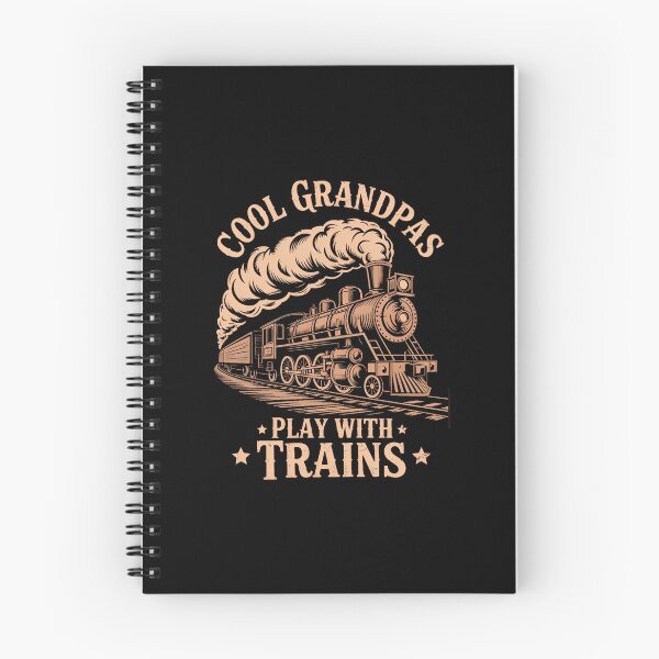 Item preview, Cool Grandpas Play With Trains Locomotives Trains Grandpa designed and sold by EllenJast.